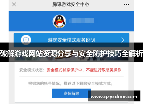 破解游戏网站资源分享与安全防护技巧全解析